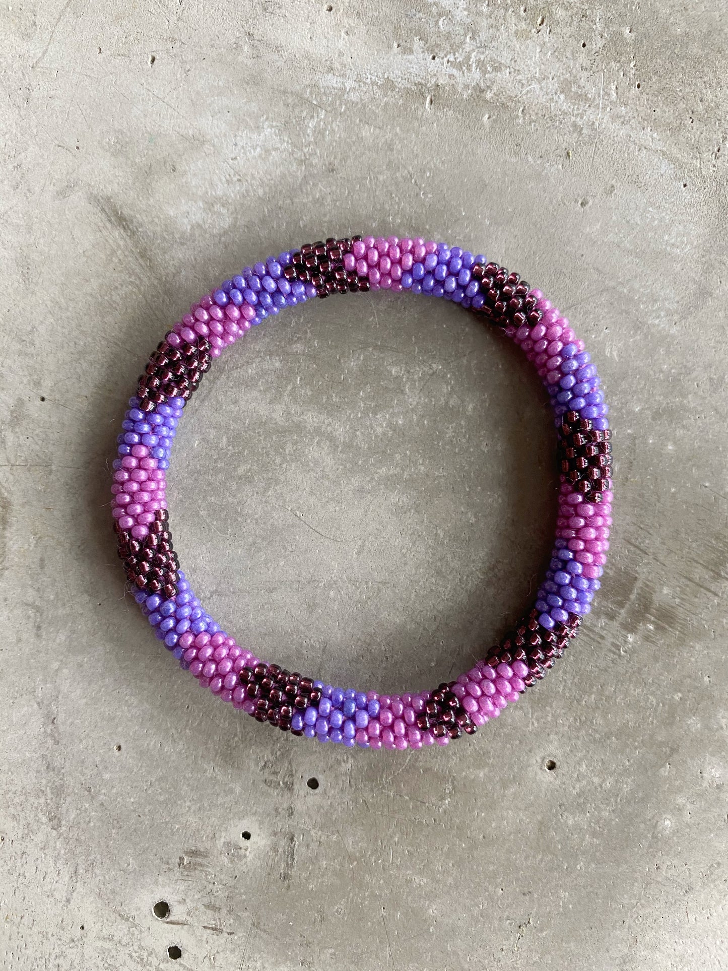 PURPLE SHOW BRACELET