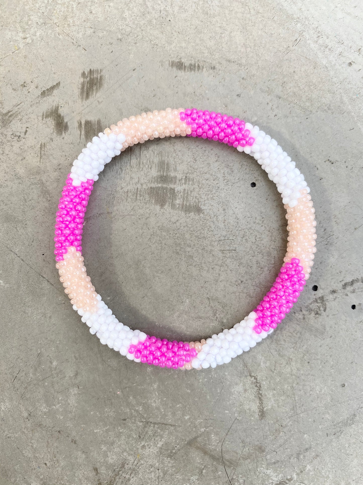 PINK SUMMER WAVE BRACELET