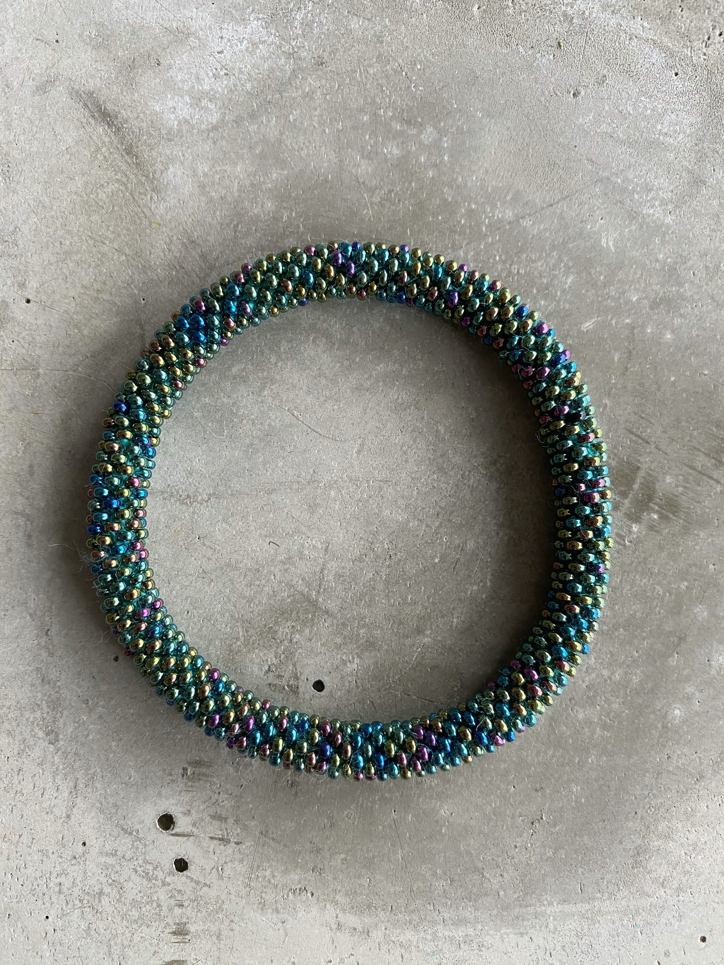 BOTTLE GREEN SOLID BRACELET