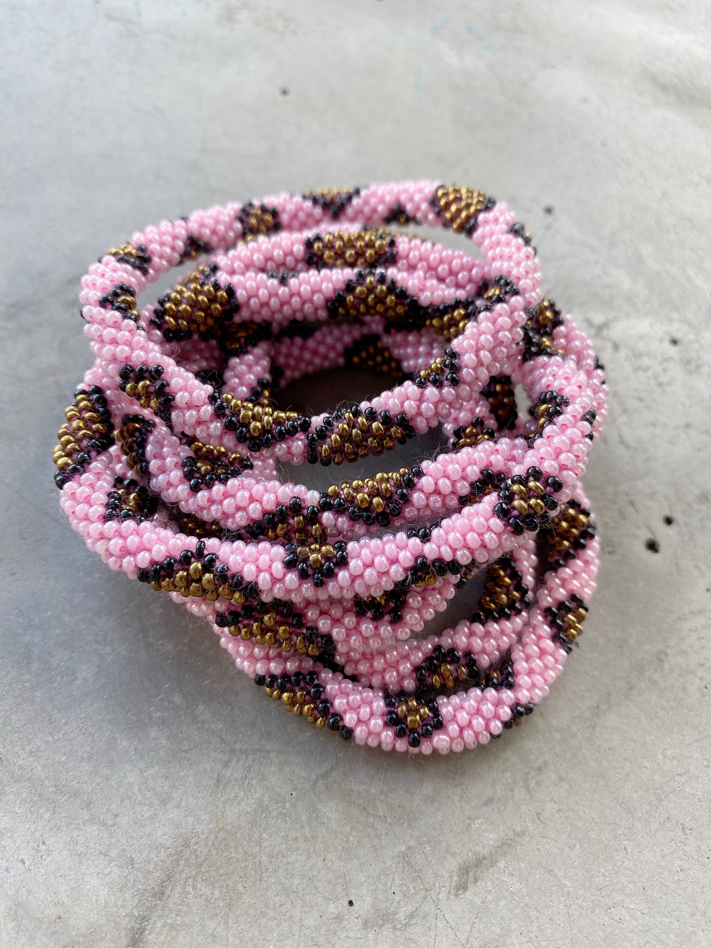 LEO PINK/BRONZE BRACELET