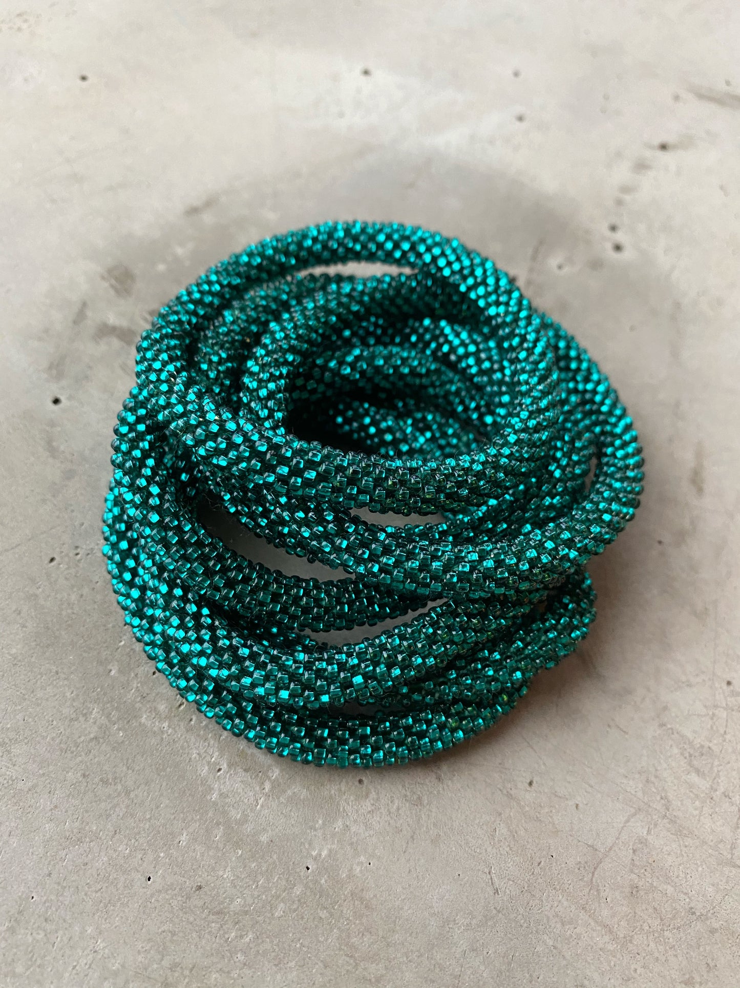 PETROL GREEN SOLID BRACELET