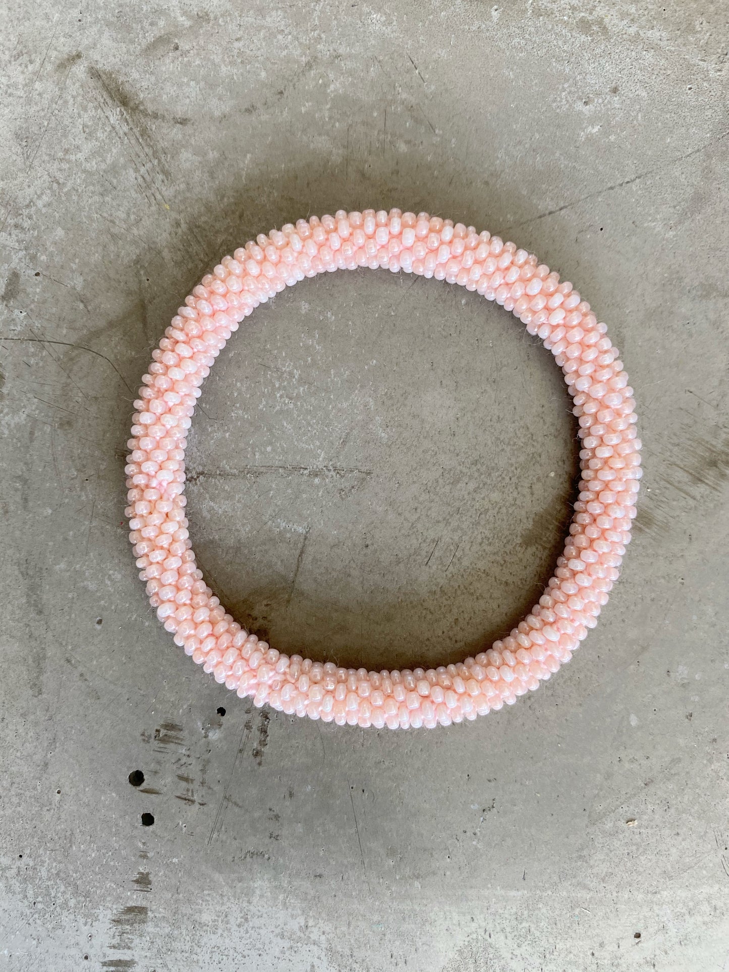 LIGHT PEACH SOLID BRACELET