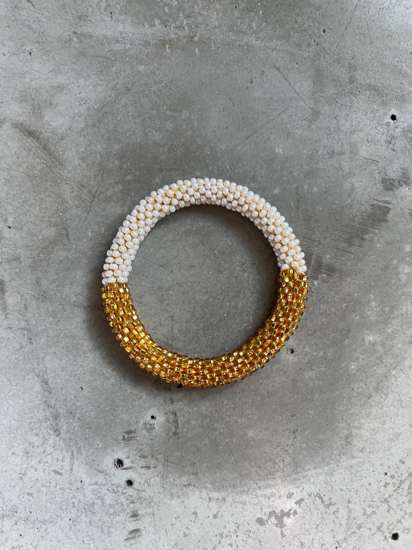 KIDS GOLD WHITE BRACELET