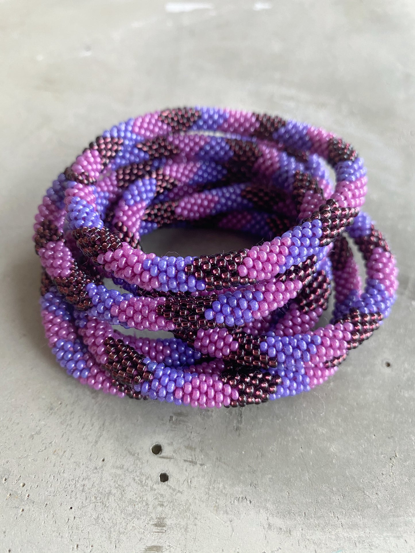 PURPLE SHOW BRACELET
