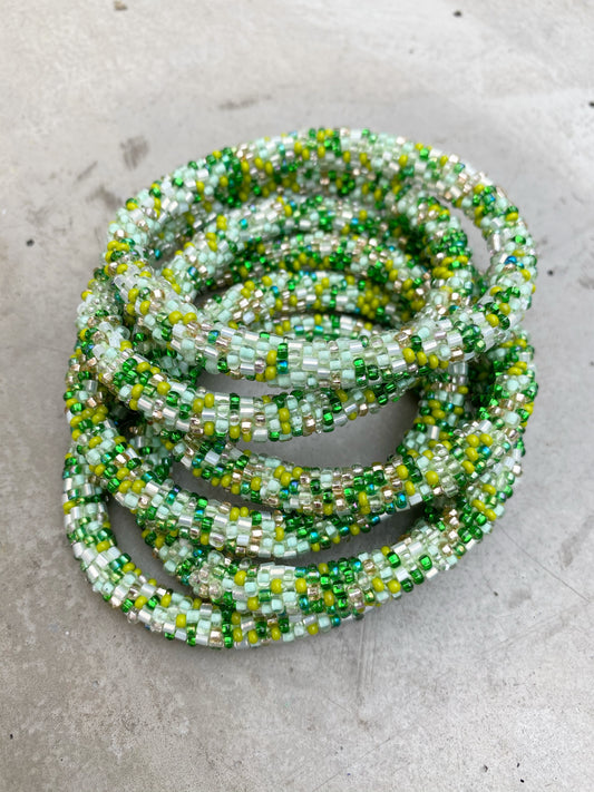 GREEN CONFETTI BRACELET