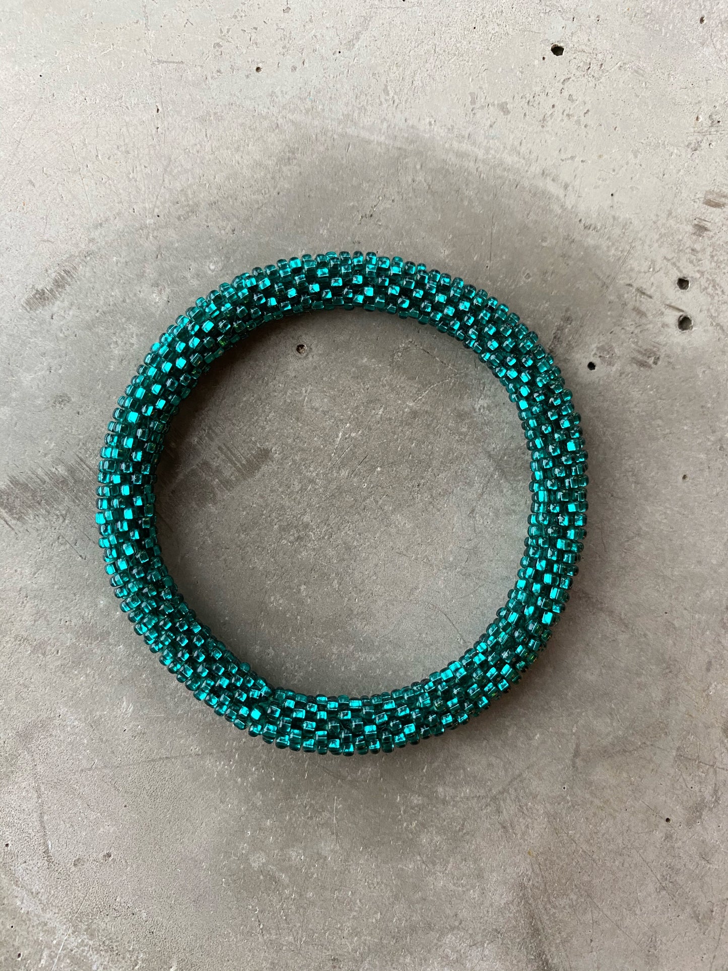PETROL GREEN SOLID BRACELET