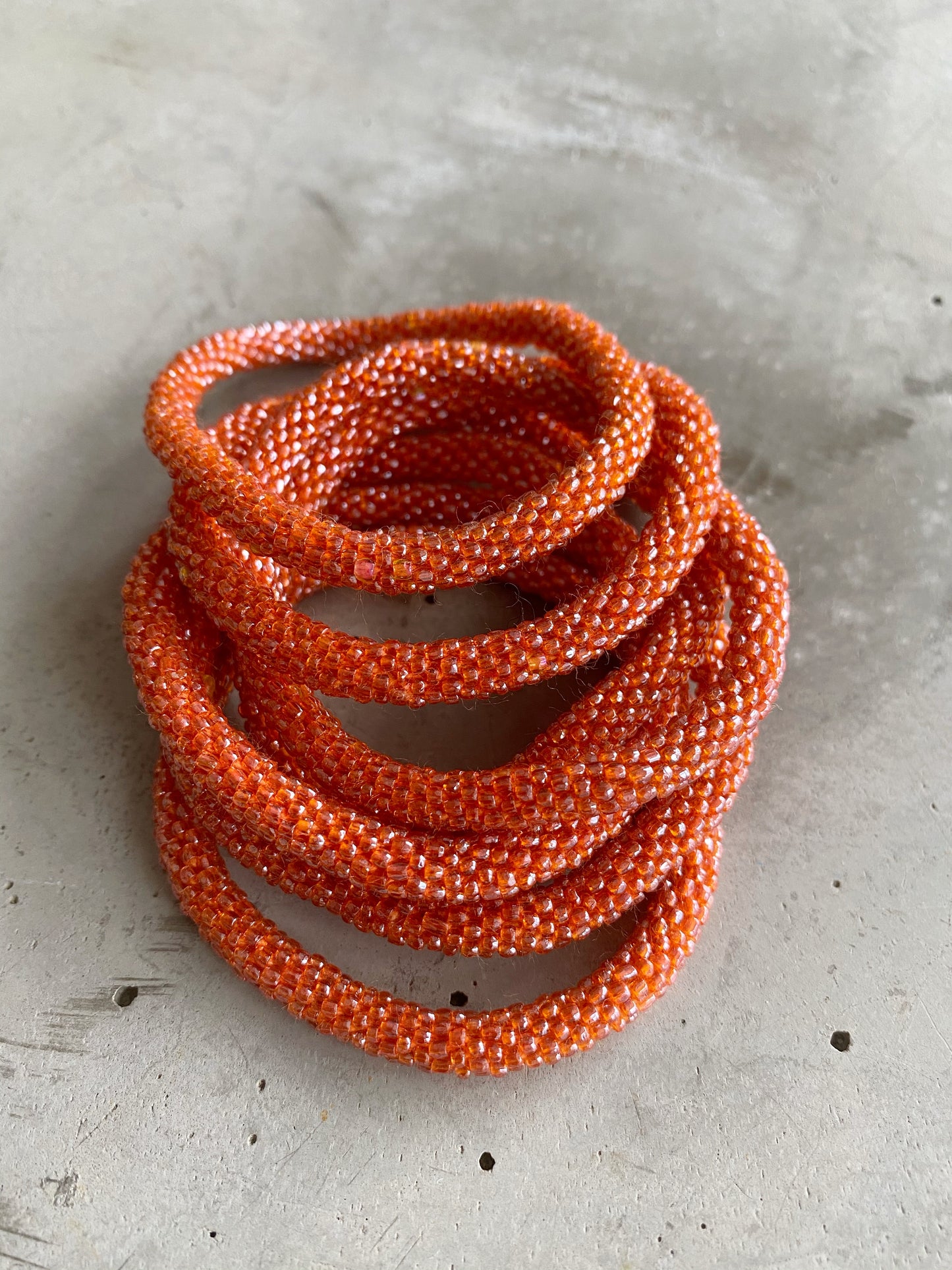 BURNED ORANGE SOLID BRACELET