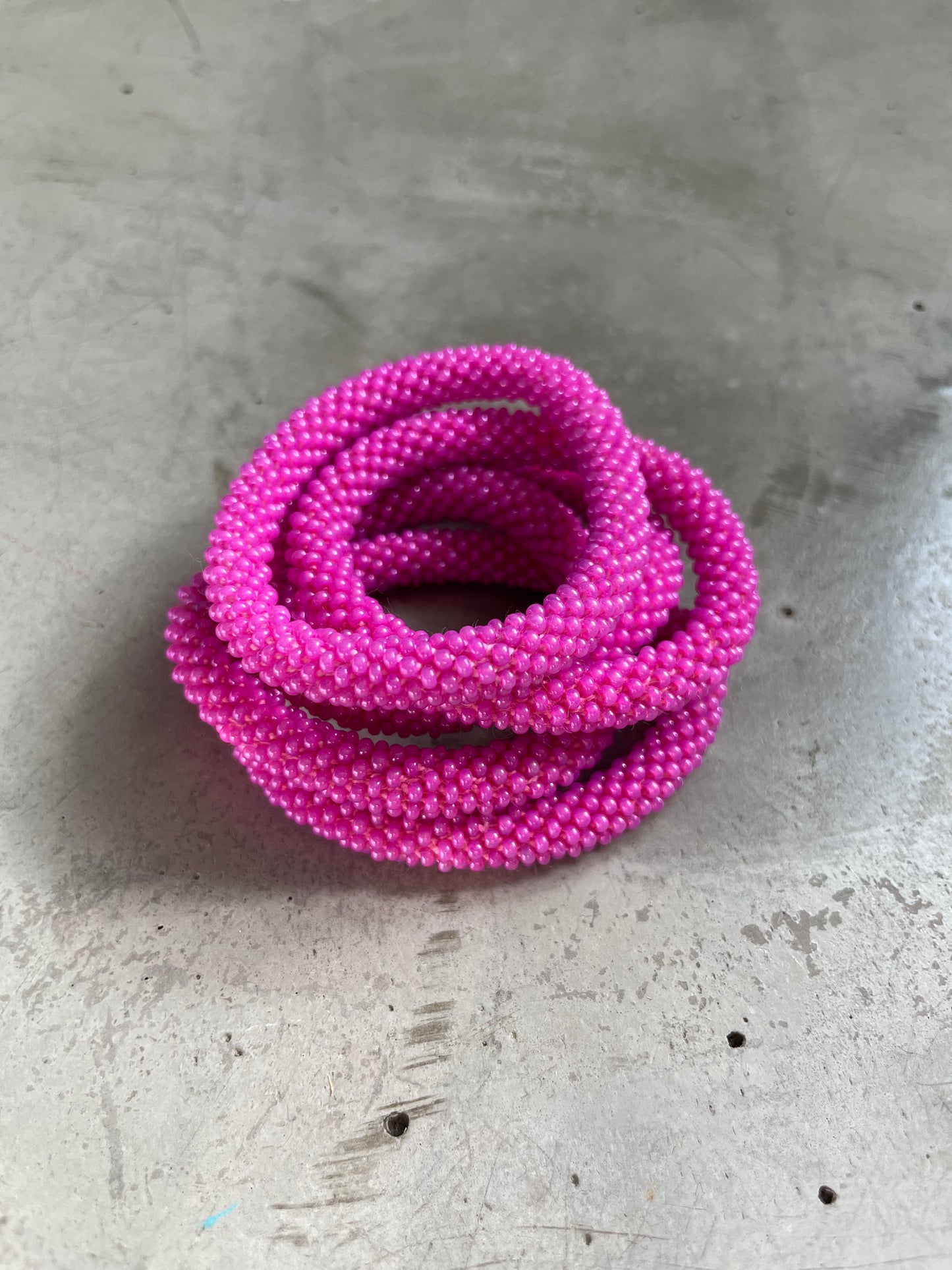 KIDS PINK SOLID BRACELET