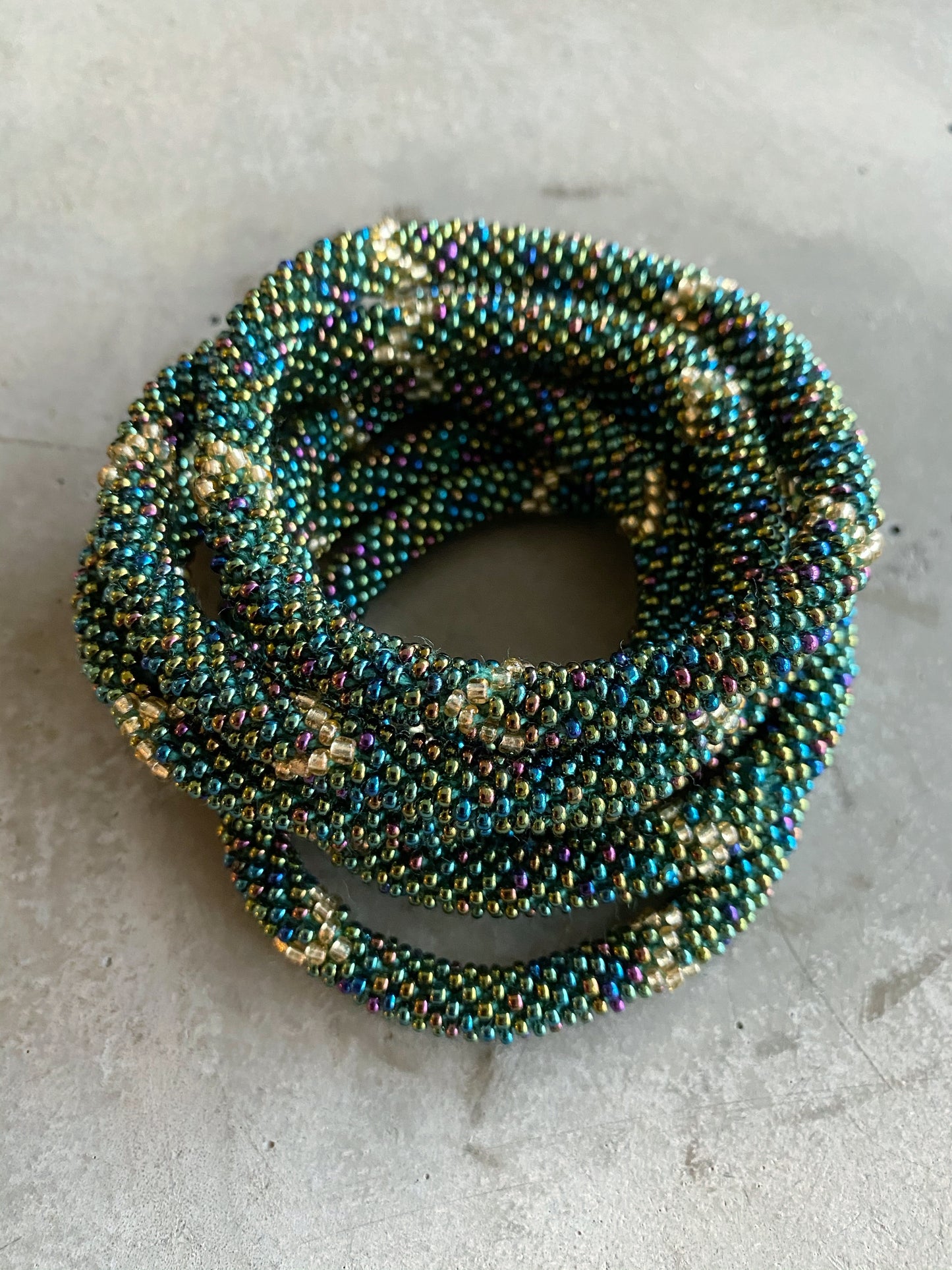 BOTTLE GREEN RUNNER BRACELET