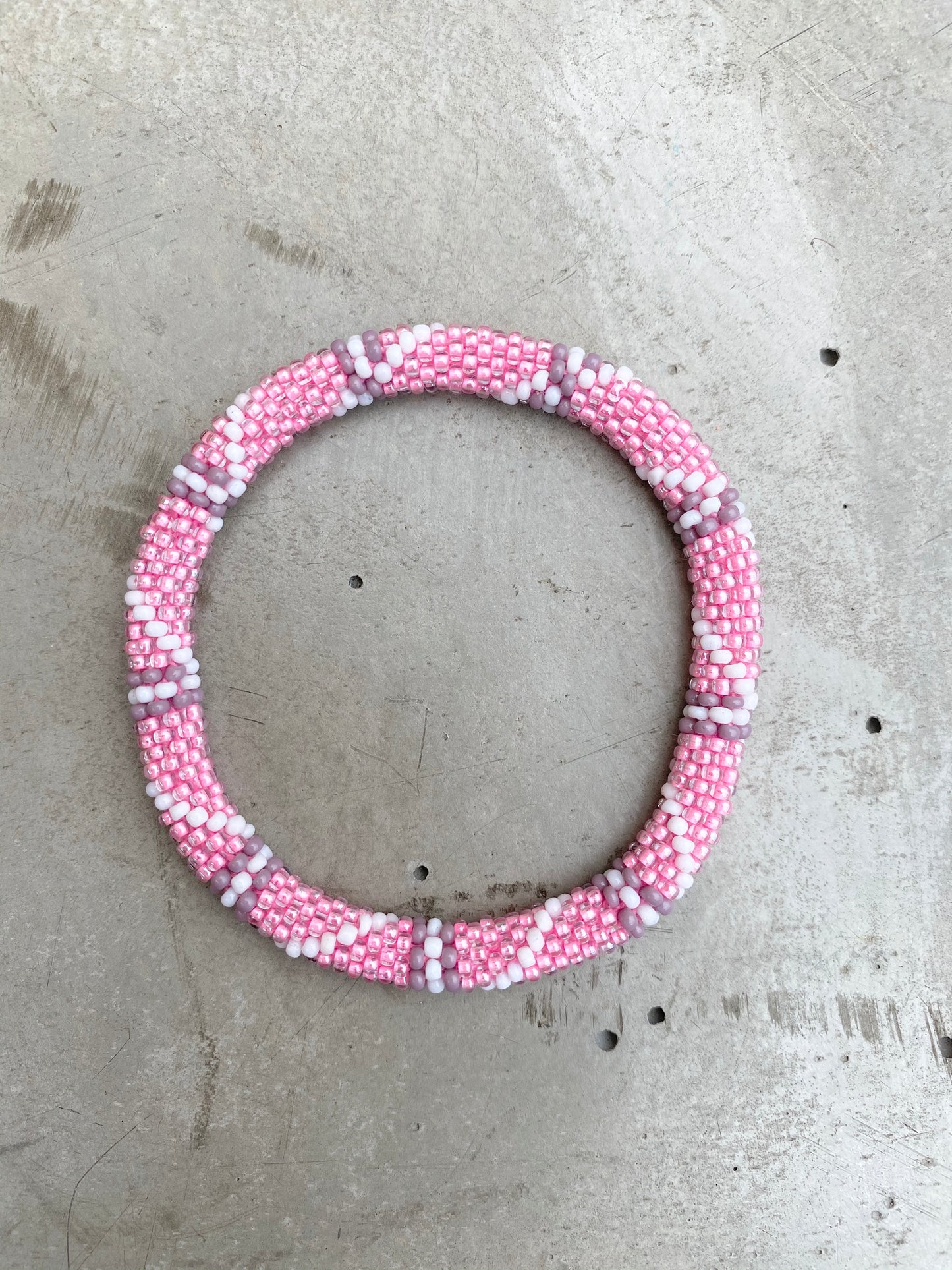 PINK GITTER BRACELET