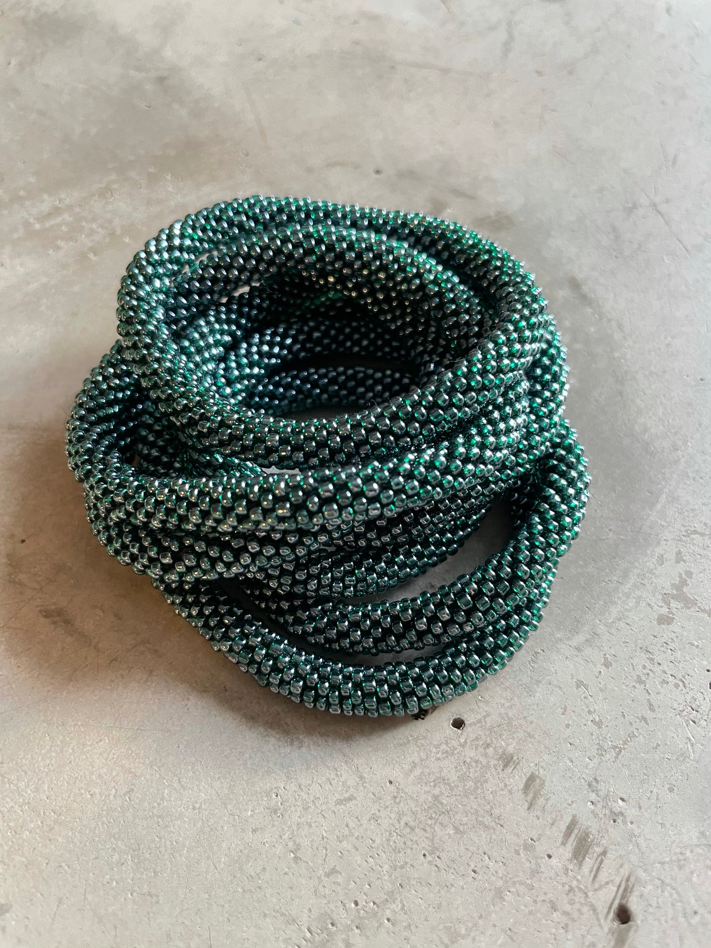 DEEP GREY GREEN BRACELET