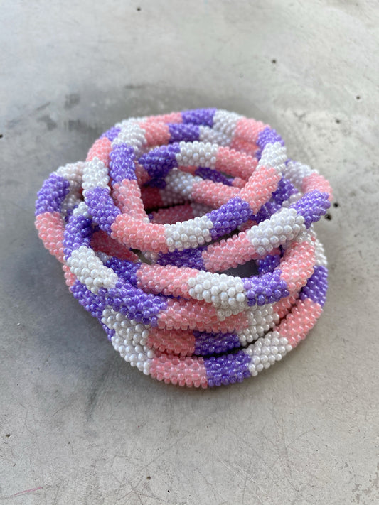 BLOK PURPLE/PINK BRACELET