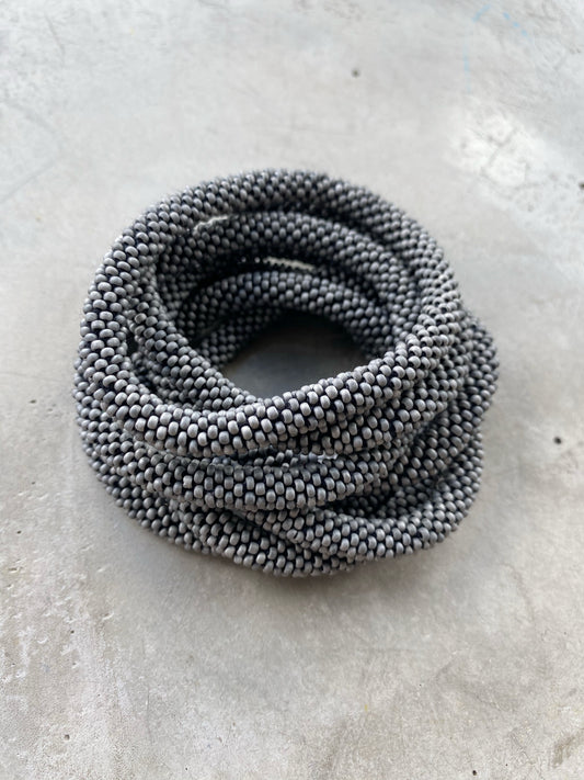 DULL DEEP GREY BRACELET