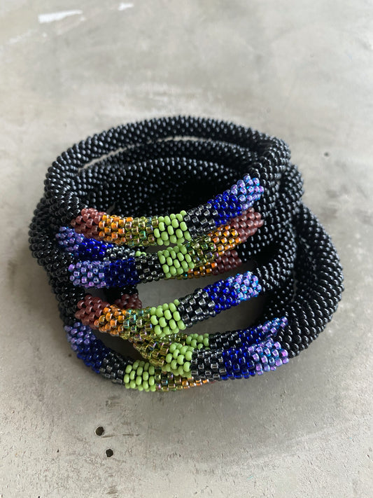 RAINBOW COLOR BLOCK BRACELET